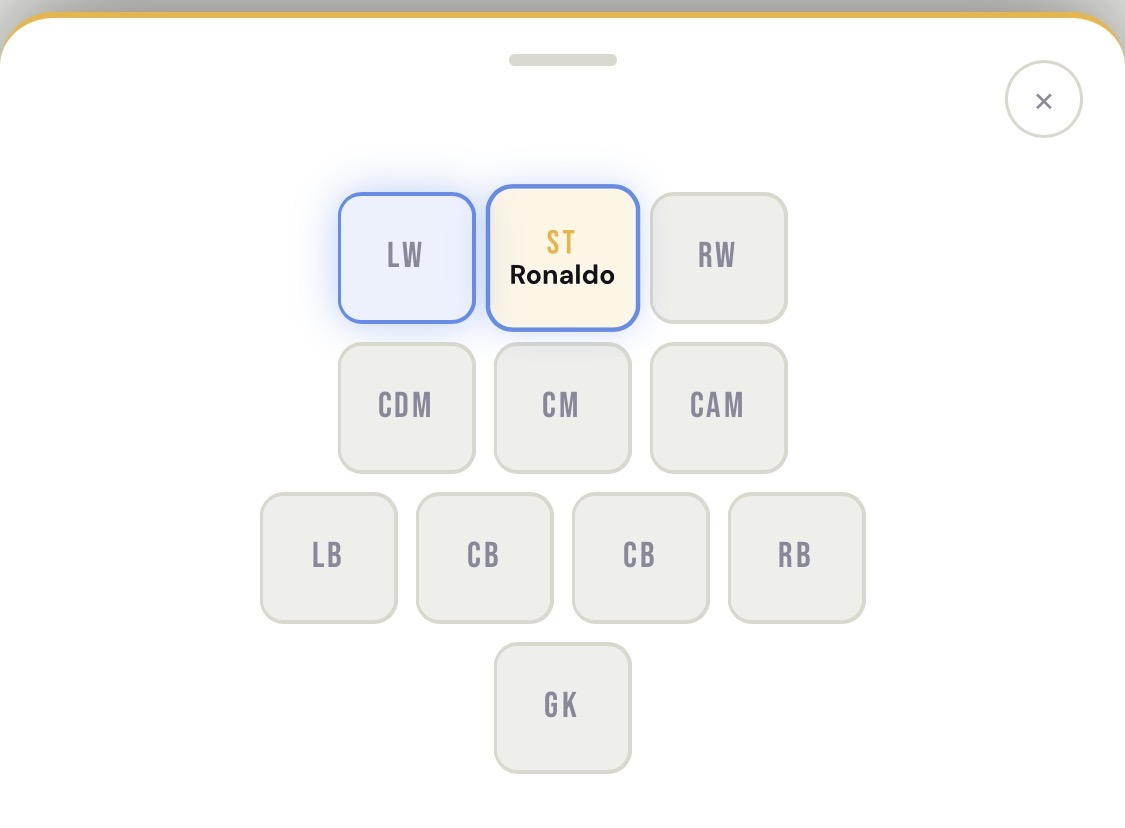 Moving a player to a different slot